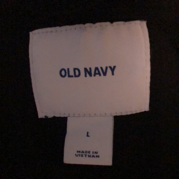 Old Navy fall/winter black 3/4 coat with funnel neck and covered zipper - Picture 11 of 16